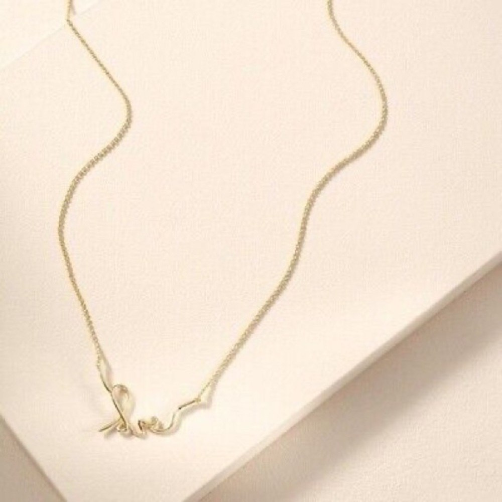 Stella & Dot Love Necklace Gold